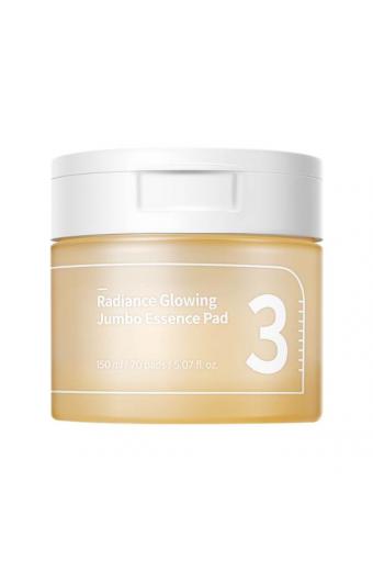 Numbuzin – No.3 Radiance Glowing Jumbo Essence Pad – 150ml/70pads