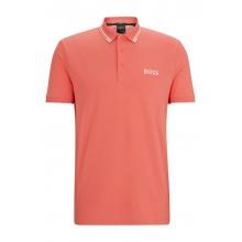 Boss Polo Αθλητικό T-shirt Πορτοκαλί