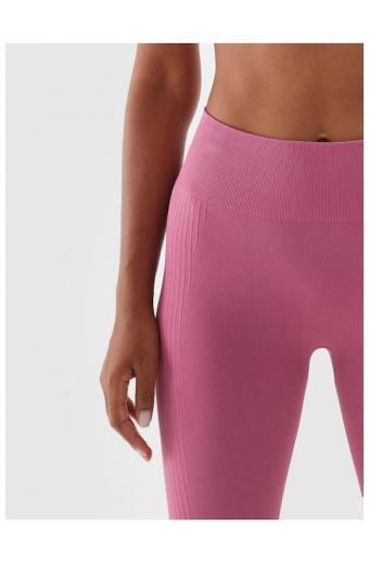 4F Functional Γυναικείο Κολάν Ψηλόμεσο Ροζ