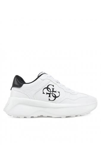 Guess Luckei Γυναικεία Sneakers Chunky Λευκά