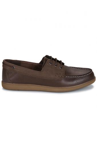 Clarks Ανδρικά Boat Shoes σε Καφέ Χρώμα