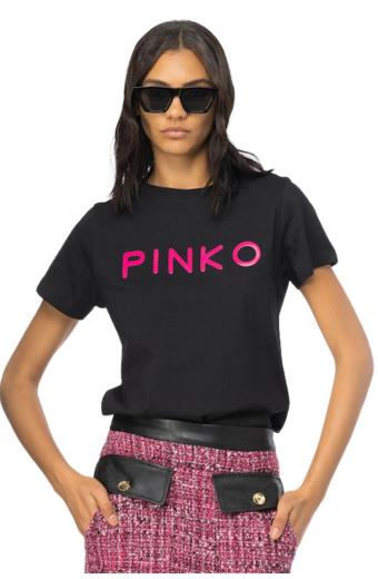 Pinko Γυναικείο T-shirt Μαύρο