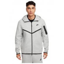 NikeTech Fleece Windrunner Ζακέτα με Κουκούλα Γκρι