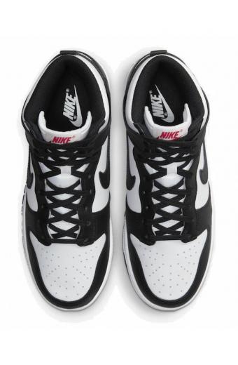 Nike Dunk High Γυναικεία Μποτάκια Black / White 