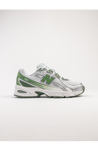 New Balance 740 V2 White Alpine Green
