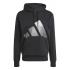 AdidasΦούτερ Fleece με Κουκούλα Μαύρο