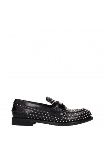 Miu Miu Loafers Δερμάτινα Μαύρο 