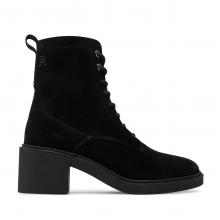 Tommy Hilfiger Μποτίνια Suede Mid Heel Laceup