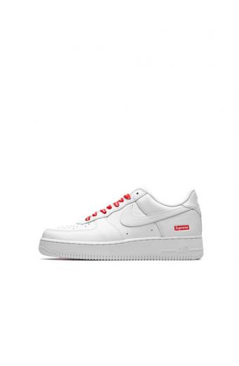Nike Air Force 1 Low Supreme Ανδρικά Sneakers Λευκά