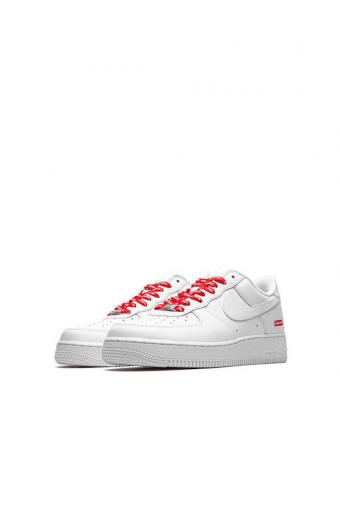Nike Air Force 1 Low Supreme Ανδρικά Sneakers Λευκά