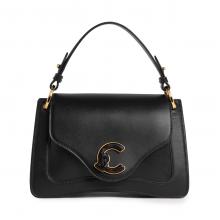 Coccinelle C-Me logo Τσάντα Ωμου Μαύρη