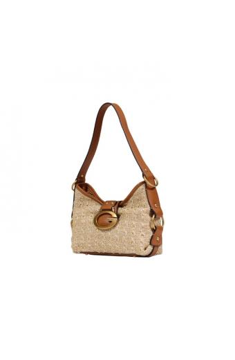 Guess Τσάντα Camden Mini Μπεζ