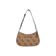 Guess Γυναικεία Τσάντα Ωμου NOELLE II TOP Καφέ