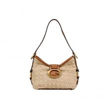 Guess Τσάντα Camden Mini Μπεζ