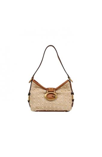 Guess Τσάντα Camden Mini Μπεζ