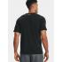 Under Armour Sportstyle Left Chest Αθλητικό T-shirt Μαύρο