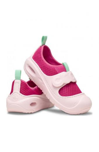 Crocs Swiftwater Παιδικά Ανατομικά Παπουτσάκια Θαλάσσης Ροζ