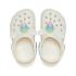 Crocs Classic Παιδικά Ανατομικά Σαμπό Θαλάσσης Λευκά