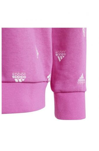 Adidas Παιδικό Φούτερ Ροζ IC5573