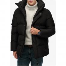 Superdry Χειμωνιάτικο Μπουφάν Puffer Μαύρο