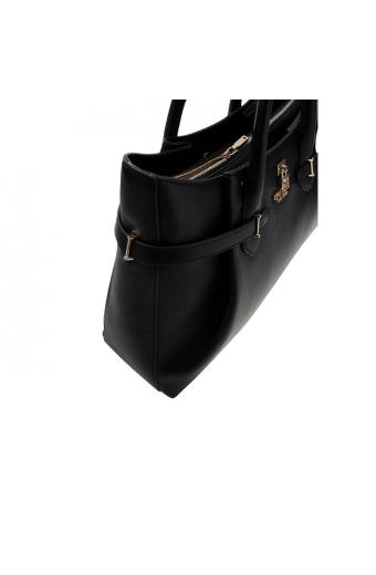 Guess Γυναικεία Τσάντα Yesba Girlfriend Satchel Μαύρο 