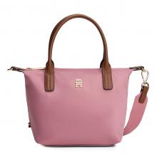 Tommy Hilfiger Popette Γυναικεία Τσάντα Ώμου Ρόζ