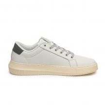 Calvin Klein Δερμάτινα Sneakers Creamy White