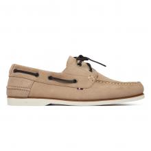 Tommy Hilfiger Suede Ανδρικά Boat Shoes Μπεζ