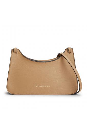 Tommy Hilfiger Modern Γυναικεία Τσάντα Ώμου Μπέζ