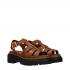 Prada cage-strap platform sandals Καφέ