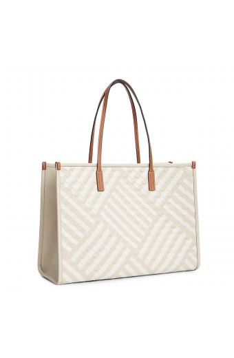 Tommy Hilfiger Tommy Γυναικεία Τσάντα Tote Μπεζ