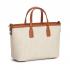Tommy Hilfiger Tommy Δερμάτινη Γυναικεία Τσάντα Tote Χειρός Μπεζ