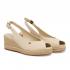 Tommy Hilfiger Εσπαντρίγιες Mid Wedge Espad Slingback Μπεζ