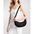 Michael Kors Δερμάτινη Τσάντα Cross Body Μαύρη
