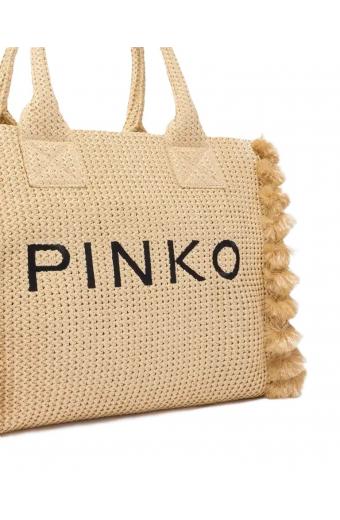 Pinko Beach Shopper Rafia