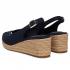 Tommy Hilfiger Εσπαντρίγιες Mid Wedge Espad Slingback Σκούρο μπλε