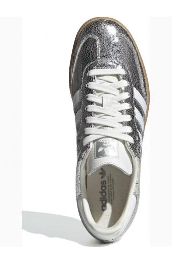 ADIDAS Samba OG Silver Metallic Cracked Leather (Women`s)