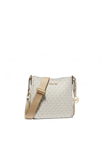 Michael Kors Γυναικεία Τσάντα Χιαστί Vanilla 