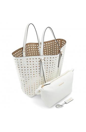 Michael Kors Μεγάλη Τσάντα Tote OPTIC WHITE