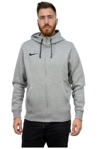 Nike Park 20 Ανδρική Φούτερ Ζακέτα με Κουκούλα και Τσέπες Γκρι