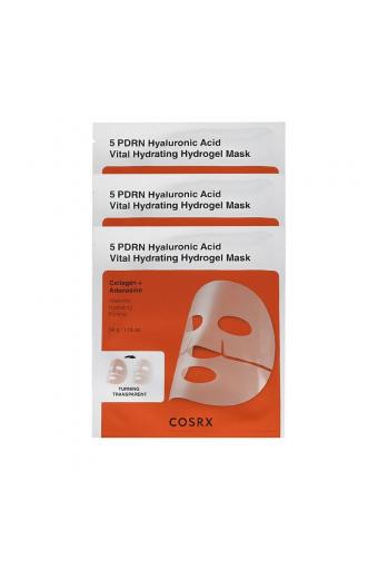COSRX 5 PDRN Hyaluronic Acid Vital Hydrating Hydrogel Mask 3 x 34 g
