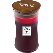 WoodWick Trilogy Large Hourglass Candles Scented candle Sun-Ripened Berries 610 g