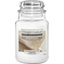 Yankee Candle Home Inspiration® Scented candle White Linen & Lace 538 ml